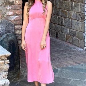 Zara Pink Midi Dress